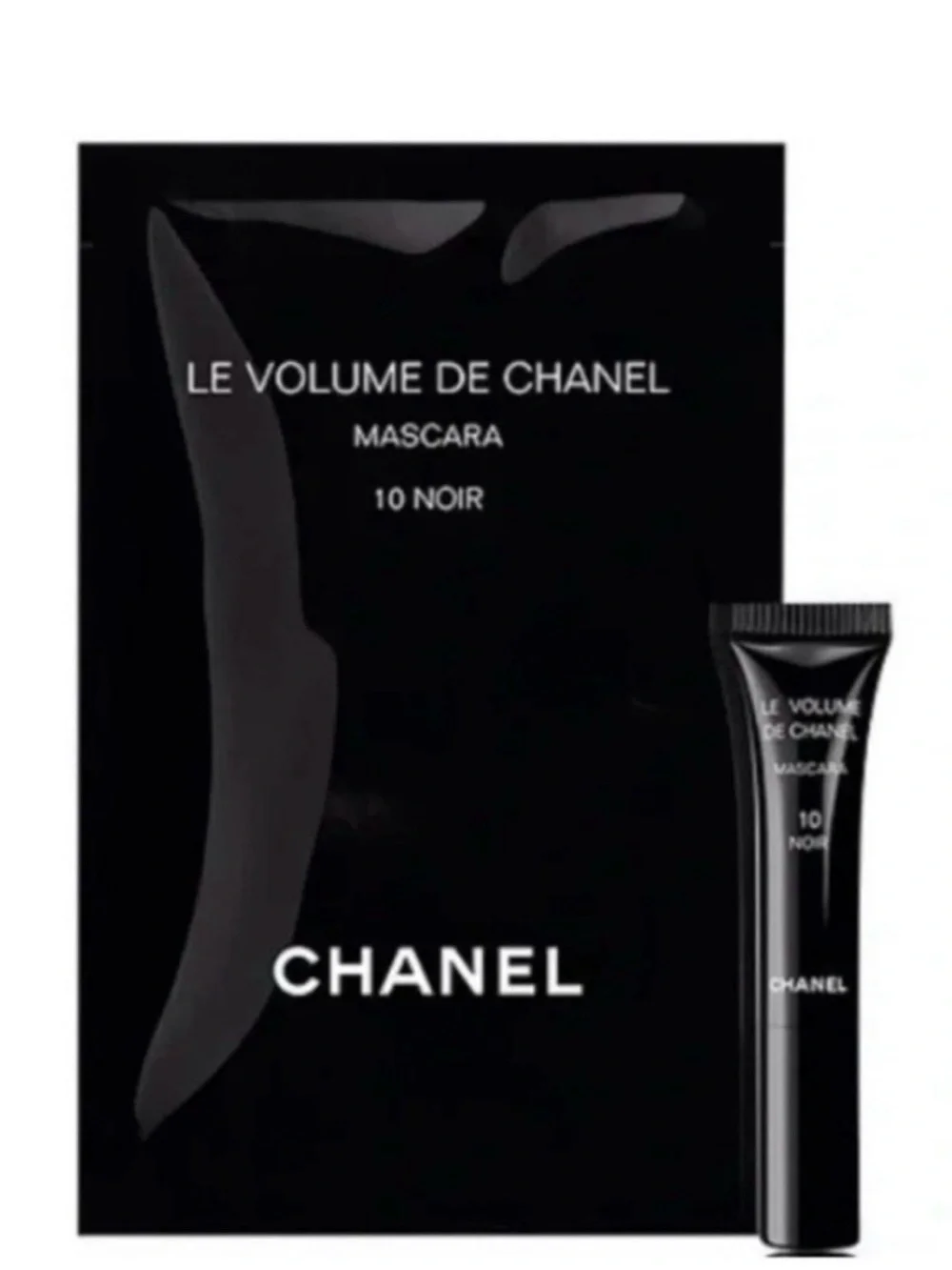 CHANEL Le Volume de Chanel Mascara 10 Noir Samples Lot of 2 Sealed Travel Size